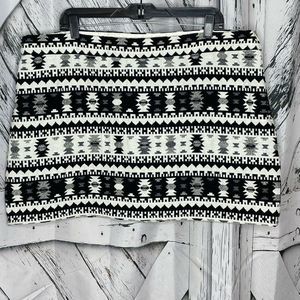 Stetson Aztec Southwestern Print Mini Skirt XL
